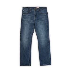 Wrangler Slim Straight Jeans Men’s 34x30 Blue Stretch Denim Classic Fit